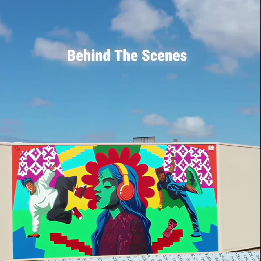 Fresque colorée — les coulisses de sa réalisation